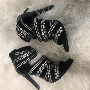 Studded high heels